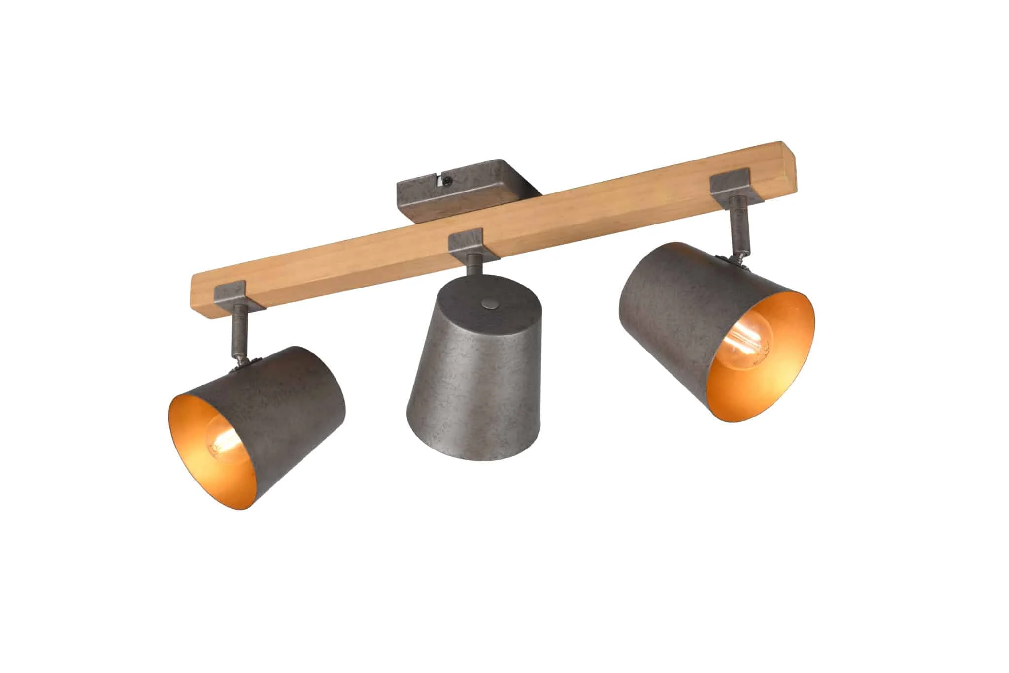 Foco Trio Bell 3 luces níquel antiguo 54cm 8