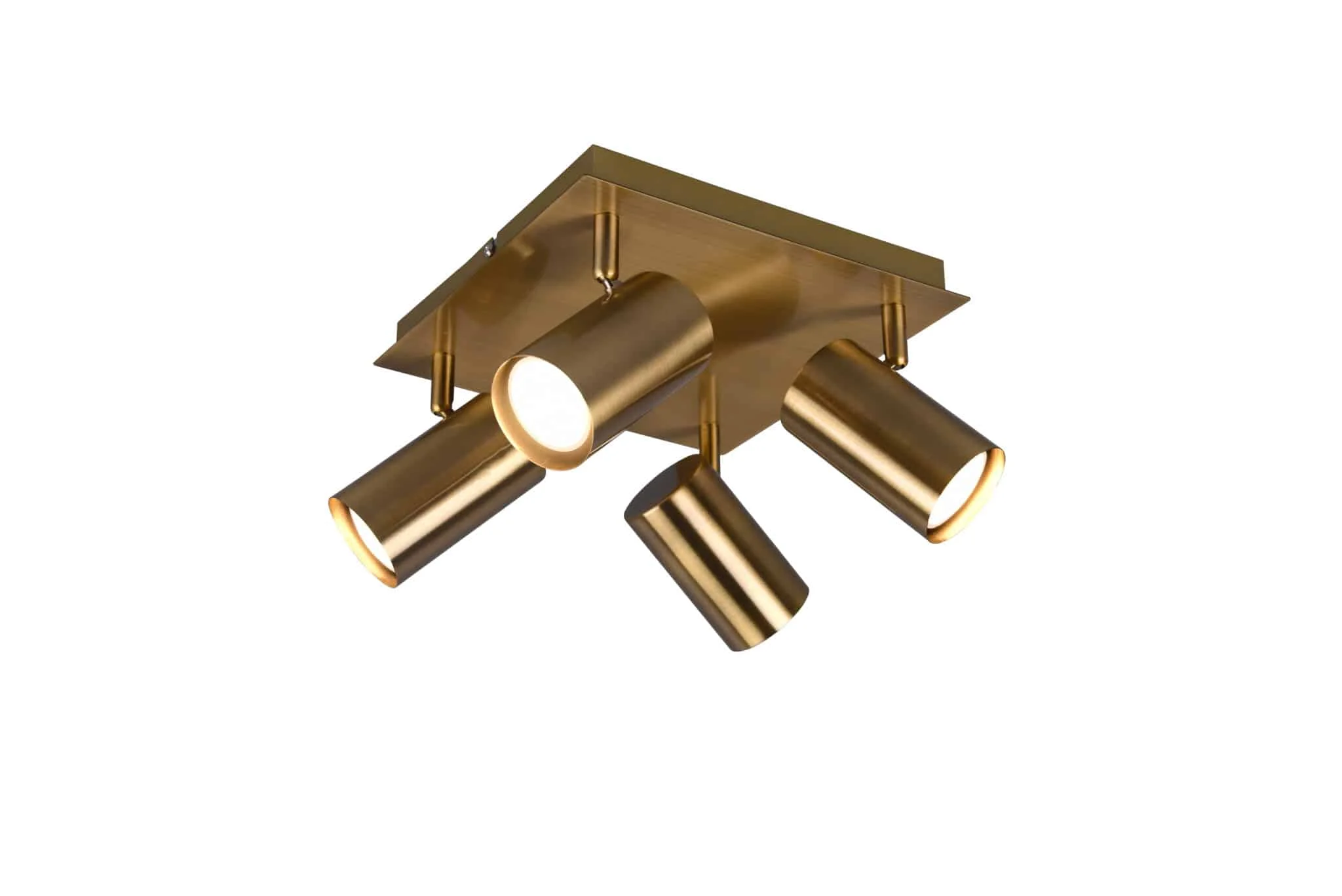 Foco Trio Marley 4 luces bronce viejo 8