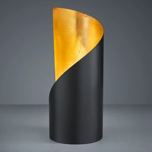 Lámpara de mesa Frank - negro y oro