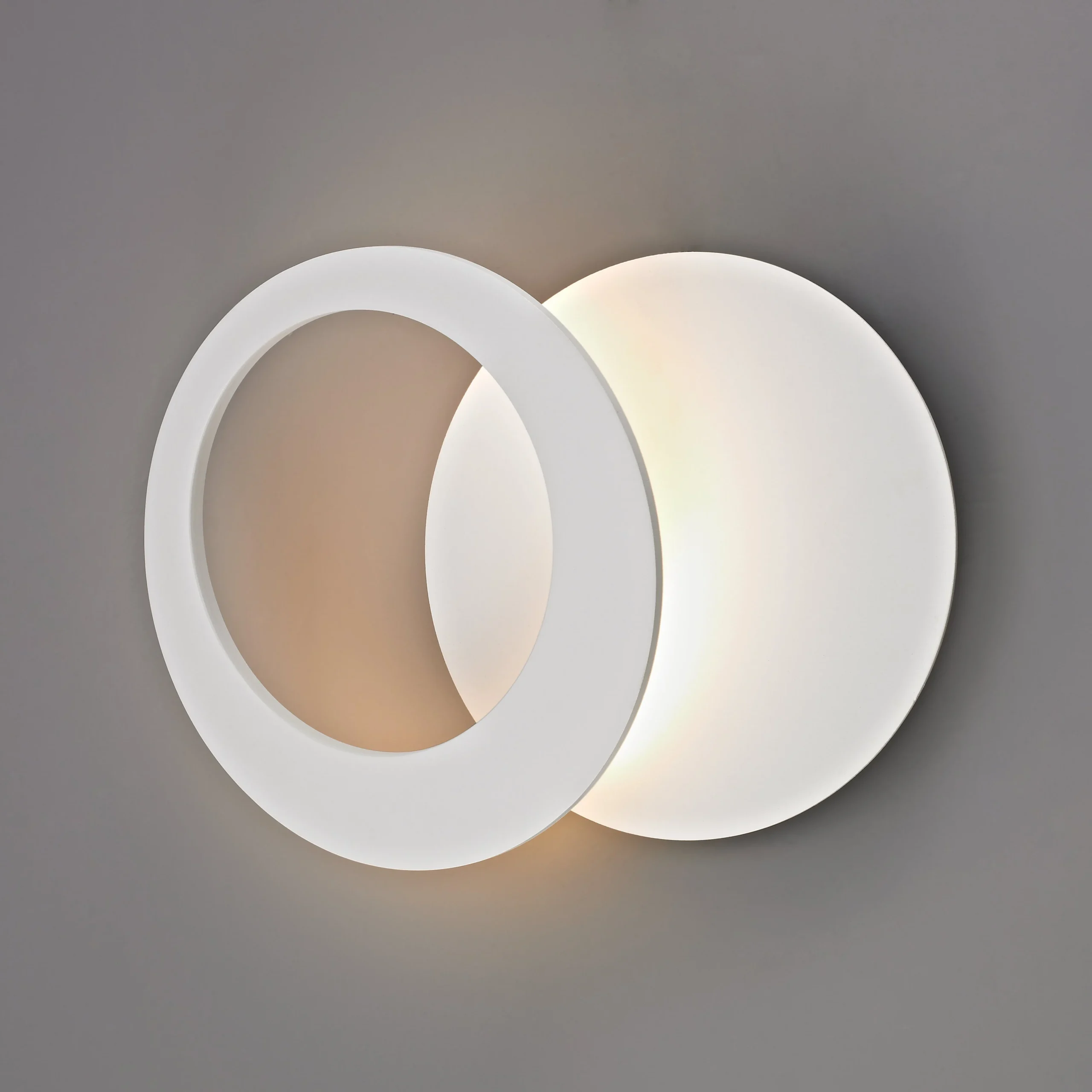 Aplique Mantra Toronto LED aluminio blanco 3000 IP20 Ø26cm 8463