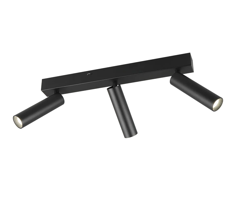 Foco Trio Ambala LED negro mate 44cm 849210332
