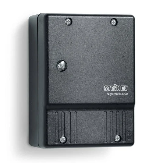 STEINEL Nightmatic 3000 Interruptor crepuscular negro