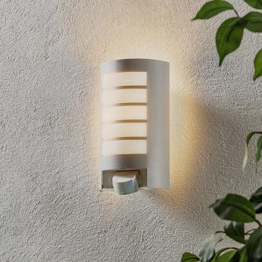 Aplique de exterior STEINEL L 12 S Sensor, plata