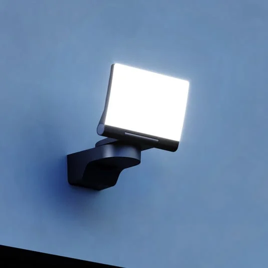 STEINEL XLED Home 2 foco de exterior en negro
