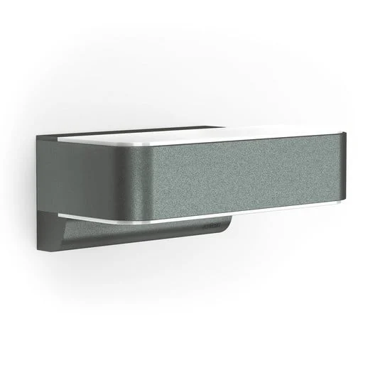 Aplique de pared con sensor inteligente STEINEL L 810 SC, color antracita