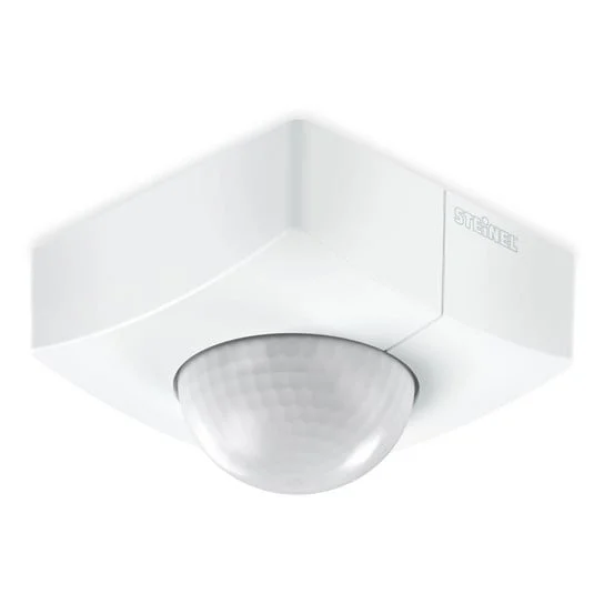 STEINEL IS 3360 COM1 Detector de movimiento en superficie blanco angular