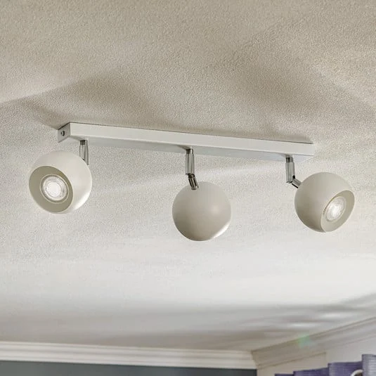 Downlight Flame en blanco, 3 luces