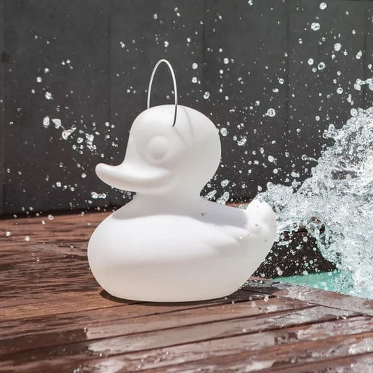 Lámpara LED de diseño DUCK-DUCK S para exteriores en color blanco