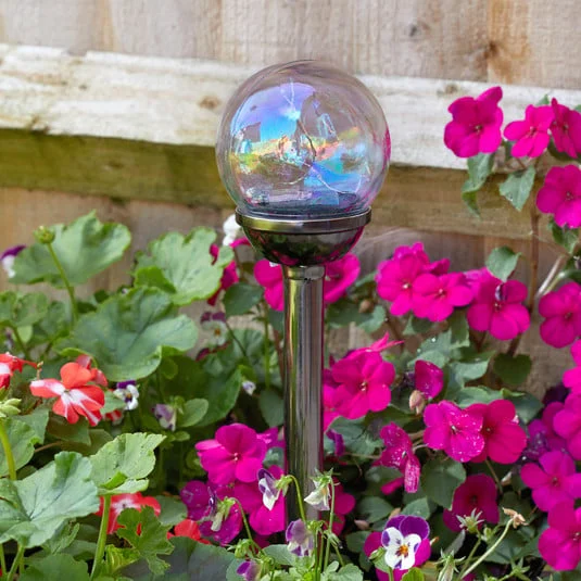 Lámpara LED con pica Firefly Opal, juego de 4, IP44