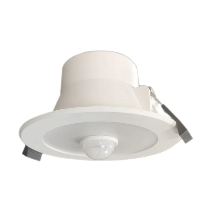 Downlight LED 8W 690lm 90D - 830-840-865 CCT | Recorte 90mm - IP45 - UGR <16 - Sensor de movimiento y luz
