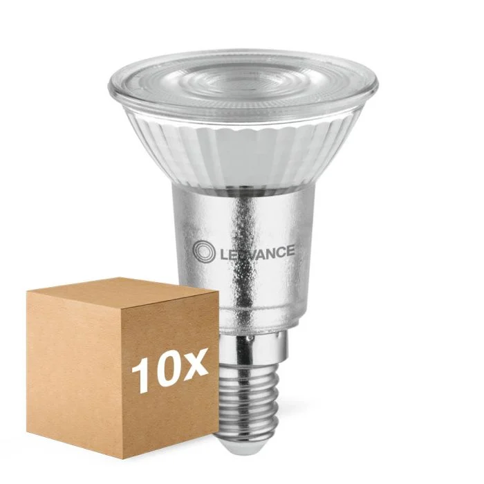Multipack 10x Ledvance Foco LED E14 PAR16 5W 350lm - 827 Luz Muy Cálida | Reemplazo 25W
