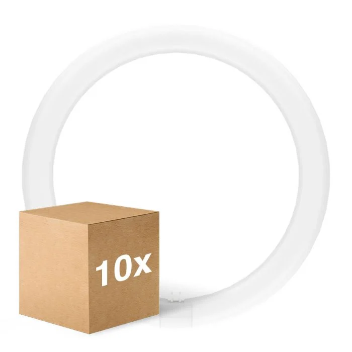 Multipack 10x Ledvance Tubo LED T9 Value Circular (EM/Mains) 18.3W 2200lm - 840 Blanco Frio | Reemplazo 32W