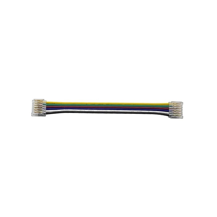 Noxion Tiras LED Naga - Tiras 15cm Conector - Solamente (6pin/RGB+Dual Blanco/12mm)