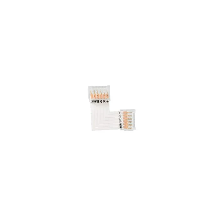 Noxion Tiras LED Naga - Tiras to L Conector - single use (6pin/RGB+Dual Blanco/12mm)