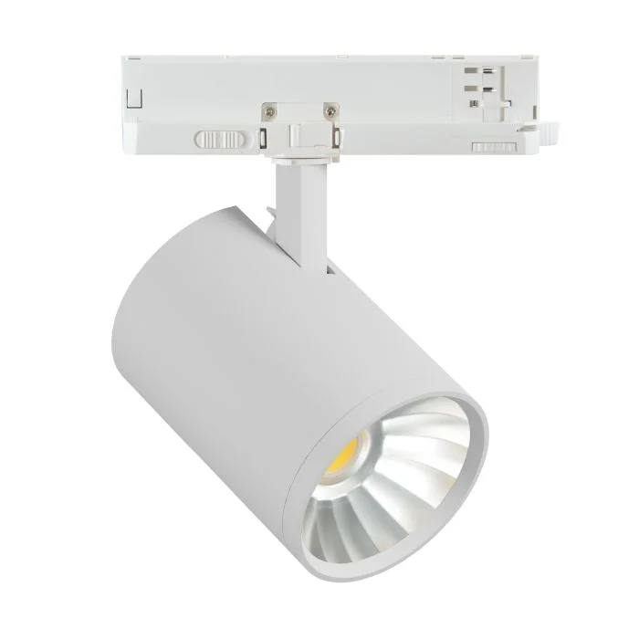 Noxion Foco LED En Carril 3 Fases Delta Pro Aluminium Blanco 40W 4900lm 36D - 930-940-957 CCT | UGR <19