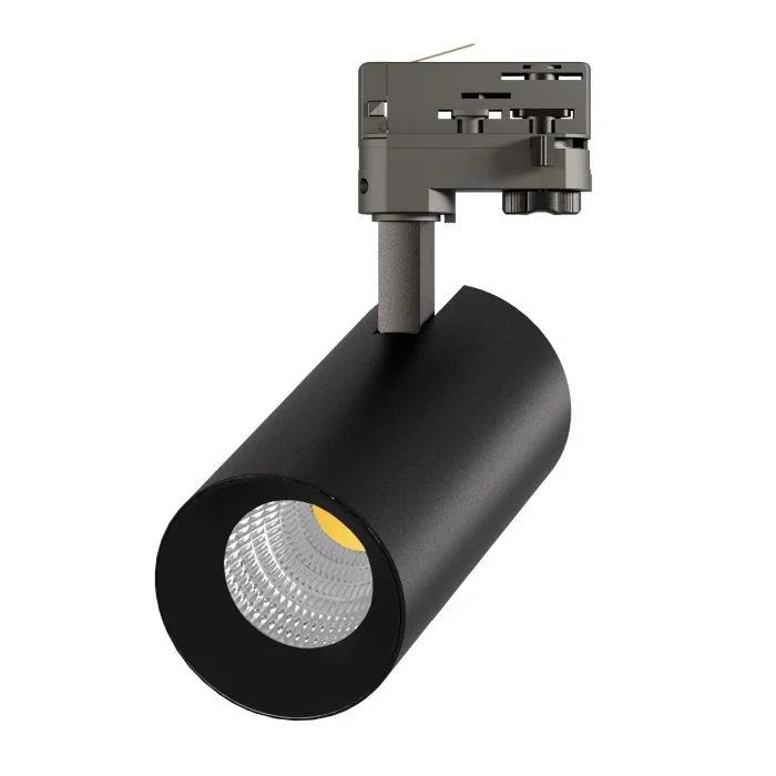 Noxion Foco LED En Carril 3 Fases Ecowhite Aluminium Negro 30W 2960lm 36D - 830 Luz Cálida | UGR <19
