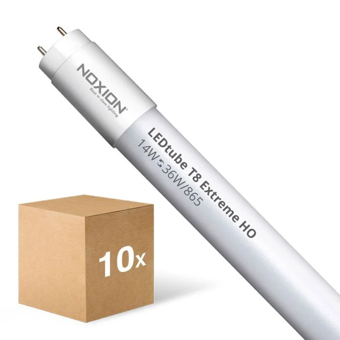 Multipack 10x Noxion Tubo LED T8 Avant Extreme (EM/Mains) High Output 13W 2100lm - 865 Luz De Día | 120cm - Reemplazo 36W