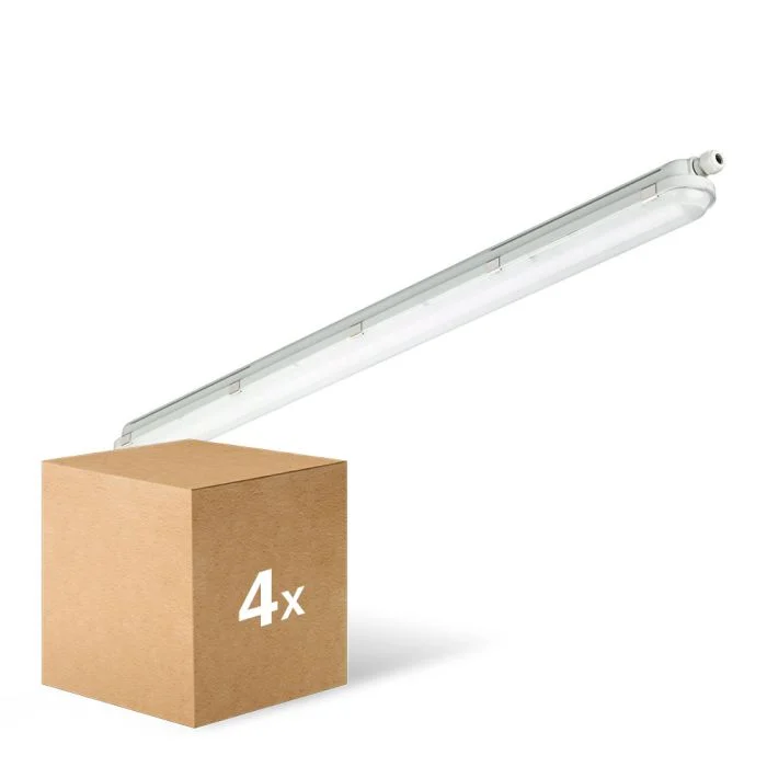 Multipack 4x Philips Pantalla LED Estanca CoreLine WT120C G2 29W 4000lm - 840 Blanco Frio | 120cm