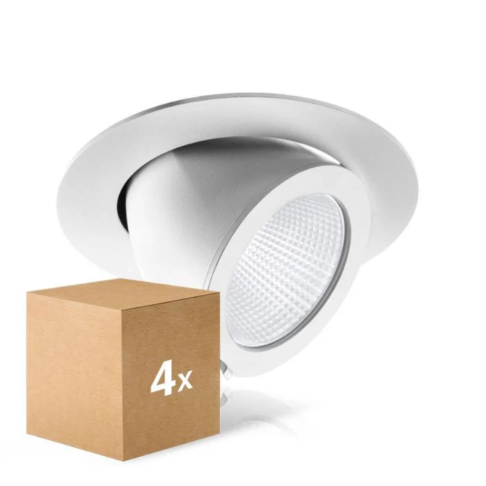 Multipack 4x Noxion Foco LED Forza Blanco 35W 3100lm 36D - 940 Blanco Frio | 168mm - Mejor Reproducción De Color