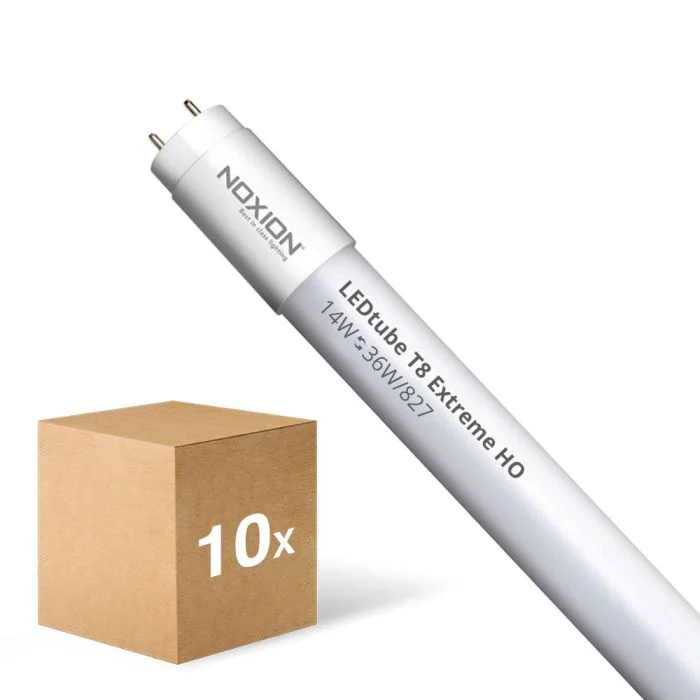Multipack 10x Noxion Tubo LED T8 Avant (EM/Mains) Standard Output 7.5W 900lm - 865 Luz De Día | 60cm - Reemplazo 18W