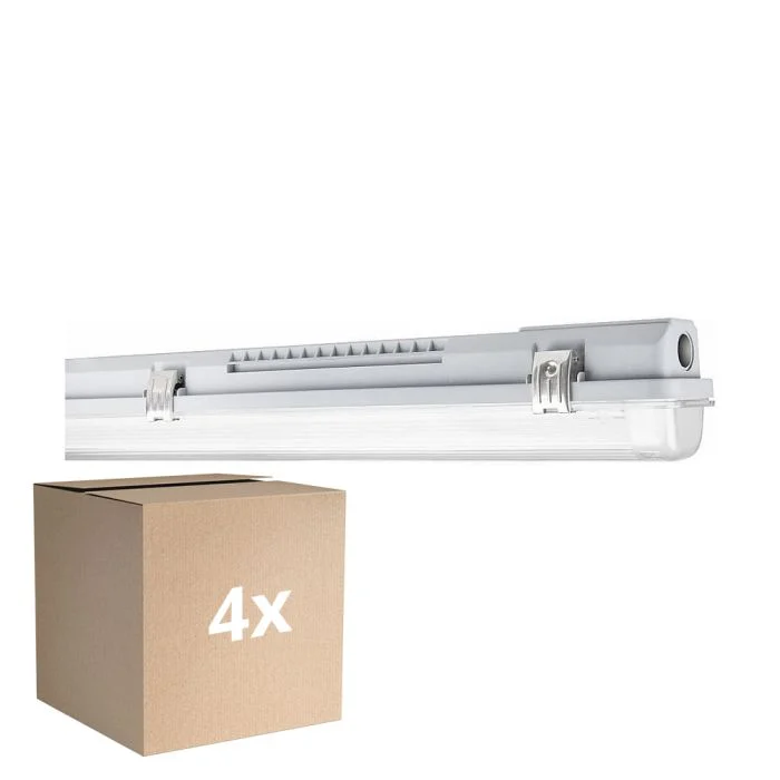 Multipack 4x Ledvance LED Prueba De Vapor Alojamiento MT Gen 3 IP65 | Apta para 1x120cm Tubo LED