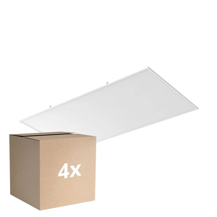 Multipack 4x Noxion Panel LED Ecowhite V4.0 64W 7680lm - 830-840-865 CCT | 60x120cm