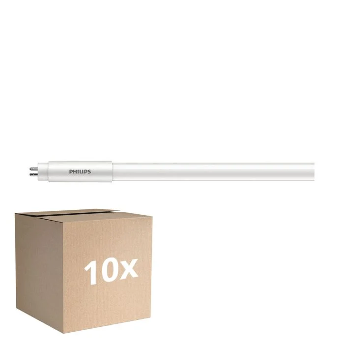 Multipack 10x Philips Master LED T5 (Mains AC) High Efficiency 7W 1000lm - 830 Luz Cálida | 55cm - Reemplazo 14W