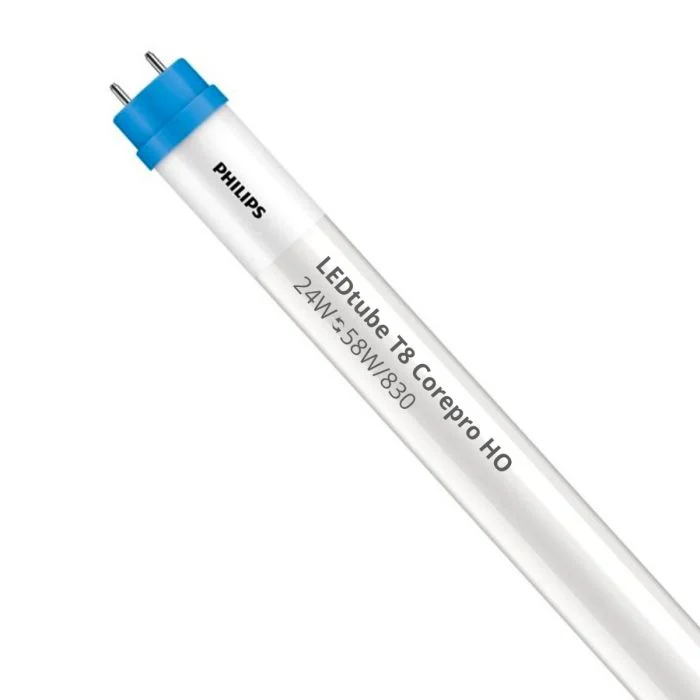 Philips Tubo LED T8 CorePro (EM/Mains) High Output 24W 2500lm - 830 Luz Cálida | 150cm - Reemplazo 58W