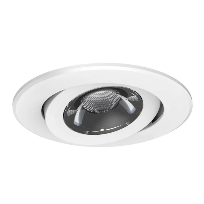 Philips Foco LED RS156B CoreLine Aluminium Blanco 12W 1380lm 36D - 840 Blanco Frio | 85mm - Recorte 68mm - IP20/44 - Interact Regulable