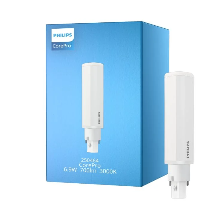 Philips CorePro PL-C LED 6.9W 700lm - 830 Luz Cálida | 2-Pines - Reemplazo 18W