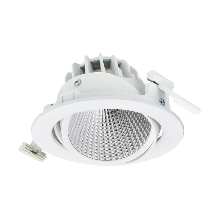 Philips Foco LED Greenspace Accent Cardanic Aluminium Blanco 30.5W 2700lm 24D - 822 Luz Muy Cálida | 163mm - IP20 - Interact Regulable