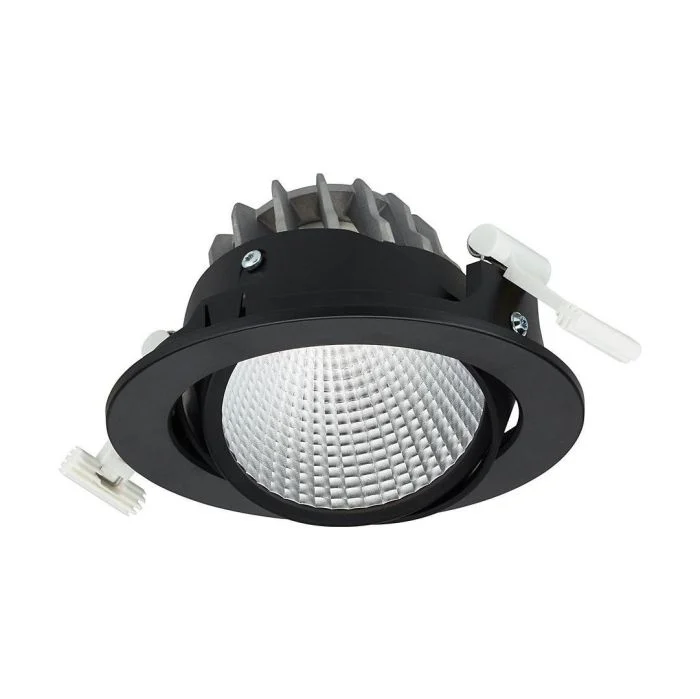 Philips Foco LED Greenspace Accent Cardanic Aluminium Negro 31W 3900lm 36D - 930 Luz Cálida | 163mm - IP20 - Mejor Reproducción De Color - Interact Regulable