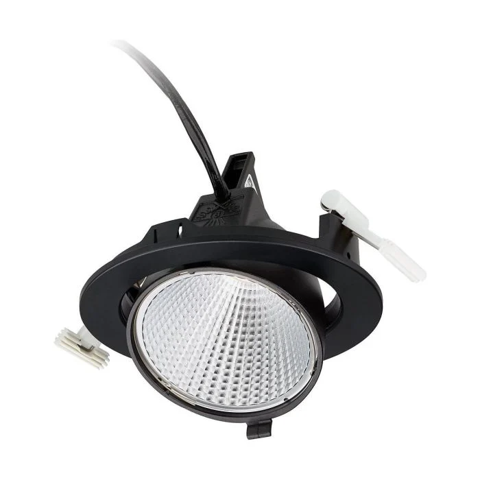 Philips Foco LED Greenspace Accent Elbow Aluminium Negro 22.5W 2900lm 36D - 827 Luz Muy Cálida | 163mm - IP20