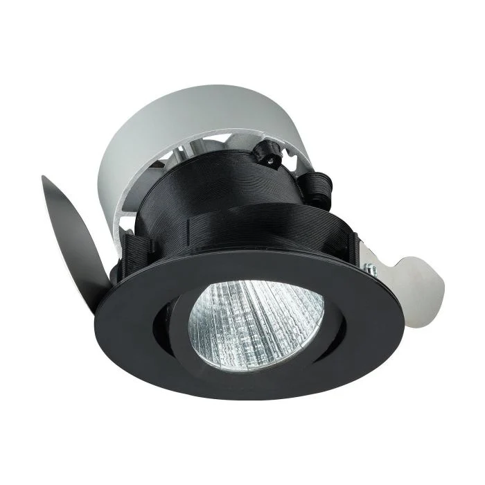 Philips Foco LED Greenspace Evo Mini Ajustable Negro 6.6W 700lm 36D - 940 Blanco Frio | 100mm - IP20 - Mejor Reproducción De Color