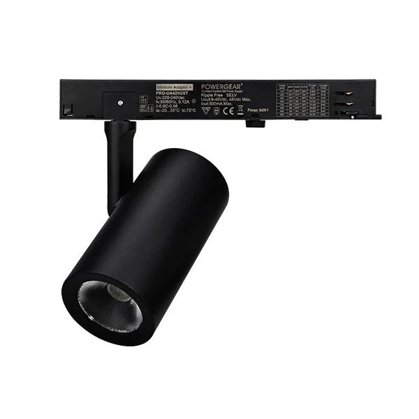 Interlight Iluminación LED en carril Dream+ Negro 20W 2220lm 36D - 930 Luz Cálida