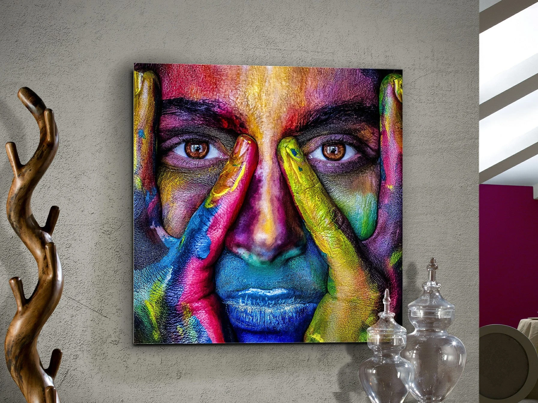 Cuadro fotografía impresa Schuller Colores 100x100cm