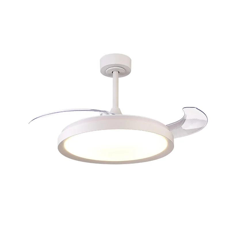 Ventilador de techo Mantra Mistral fan LED acero blanco 3000-6500 regulable IP20 Ø50cm 8826
