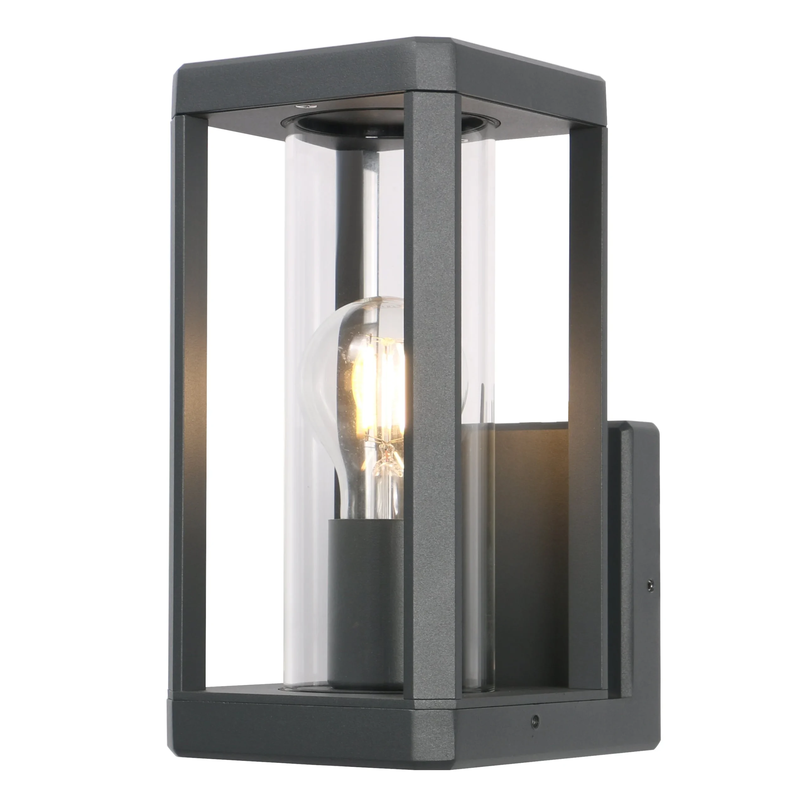 Aplique Mantra Nevada aluminio negro IP65 24cm 8897