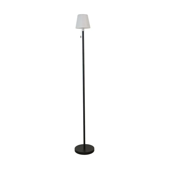 Eglo Lámpara de pie Montapalma-L Solar Acero Negro 2W 190lm - 830 Luz Cálida | IP54 - Regulable - USB-C