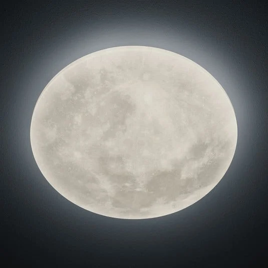 Lámpara LED de techo Lunar mando a distancia 40cm