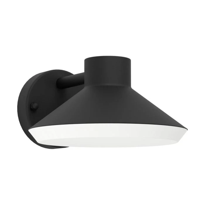 Eglo Luz De Pared Ninnarella Acero Negro 4W 400lm - 830 Luz Cálida | IP65