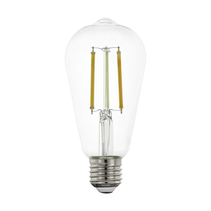 Eglo LED E27 Edison Clara Con Filamento 8W 1055lm - 822-865 Ajustable Blanco | Zigbee Regulable- Reemplazo 75W