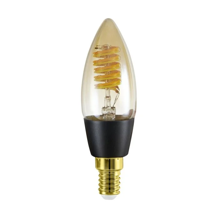 Eglo LED E14 Vela Ámbar Con Filamento 4.9W 470lm - 822-865 Ajustable Blanco | Zigbee Regulable- Reemplazo 40W
