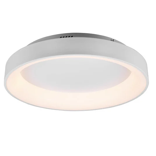Plafón LED Girona con control remoto, blanco