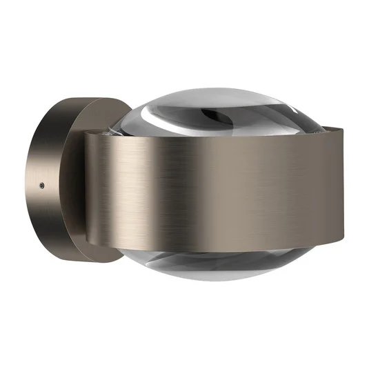 Puk Maxx Wall, LED, lentes transparentes, níquel mate