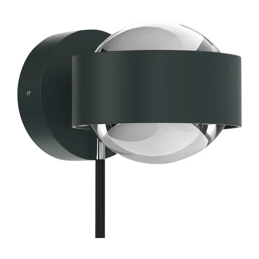 Puk Mini Wall+ G9 lentes transparente antracita mate/cromo