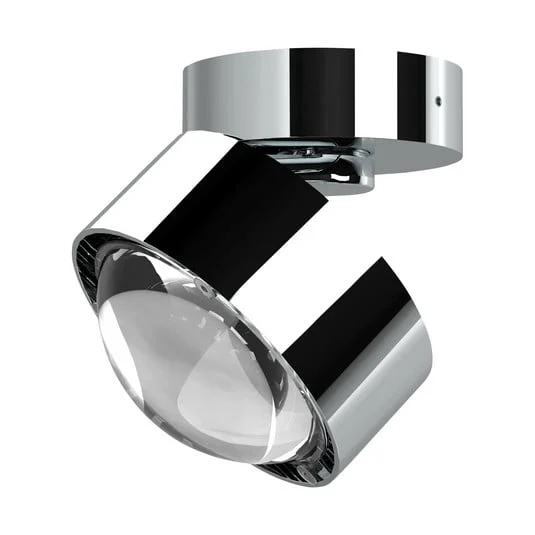Puk Mini Move LED, lente transparente, cromado