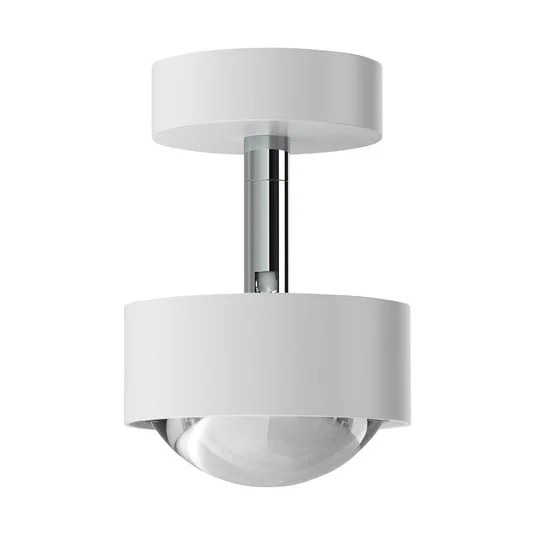 Puk Mini Turn Lente foco LED transparente 1 luz blanco mate