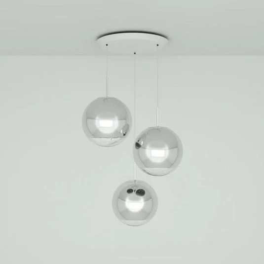 Tom Dixon Mirror Ball 40 cm Round 3 luces cromo