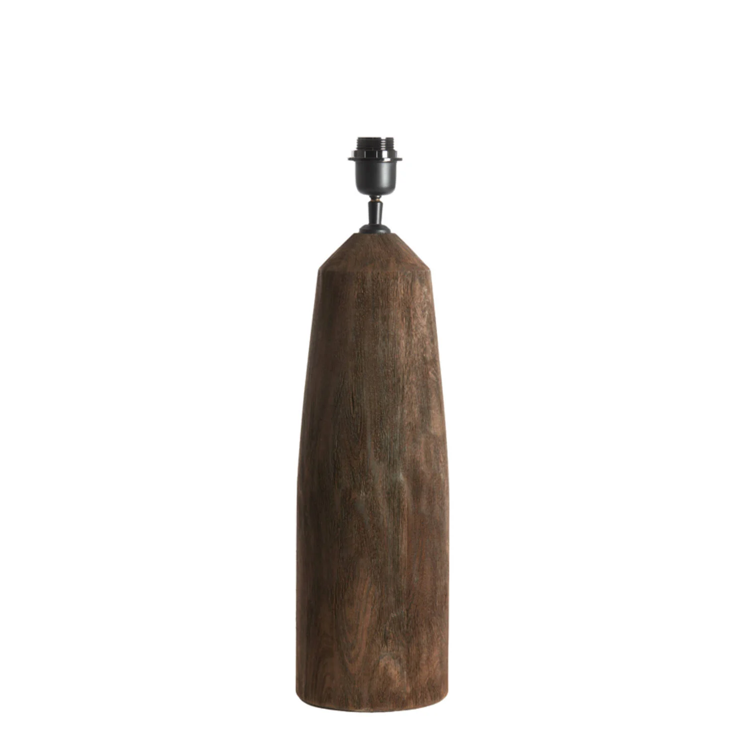 Base de lámpara de madera marrón oscuro Light & Living Trapani
